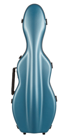 Tonareli Violin Shaped Polycarbonate Case VNPC 1029 Special Edition Sapphire Titanium