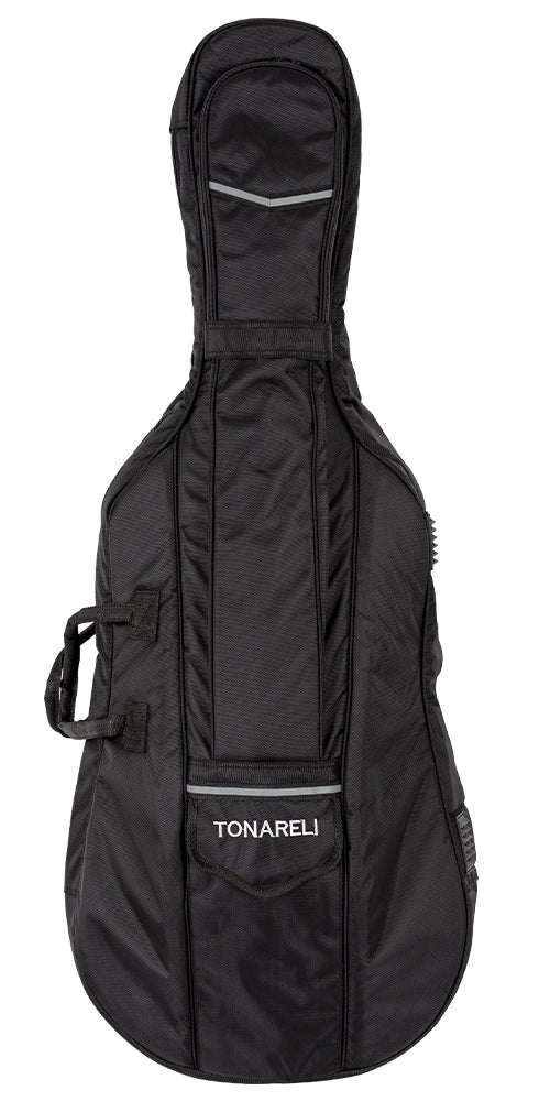 Tonareli Cello Designer Super Duty Gig Bag Black VCDB1000 – Fiddle - Main Image