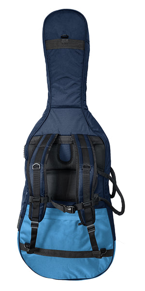 Tonareli Cello Designer Super Duty Gig Bag Blue Two-Toned VCDB1002