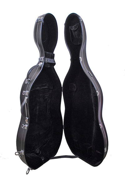 Tonareli Cello Fiberglass Cases with Wheels - Fiddle Cases