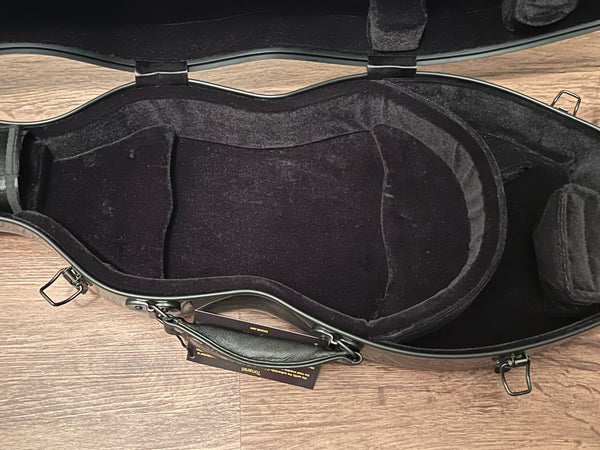 Tonareli Violin Shaped Fiberglass Case VNF1018 Special Edition Graphite (previous design)