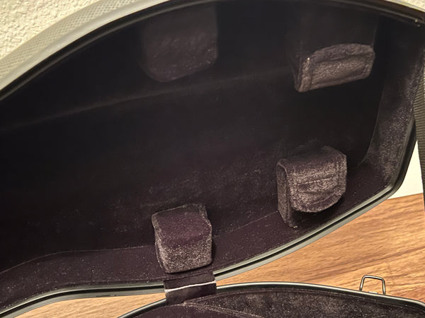Tonareli Violin Shaped Fiberglass Case VNF1018 Special Edition Graphite (previous design)