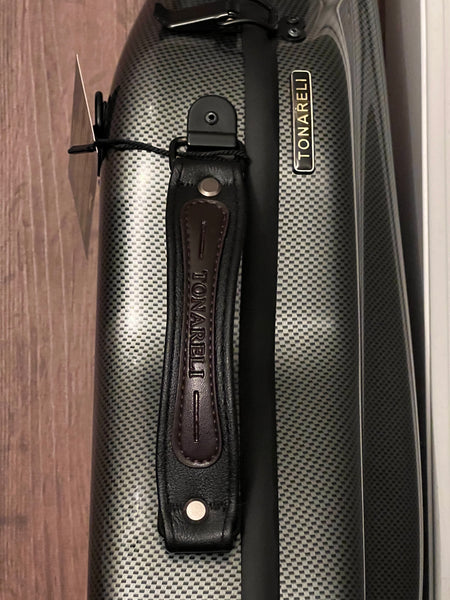 Tonareli Violin Shaped Fiberglass Case VNF1018 Special Edition Graphite (previous design)