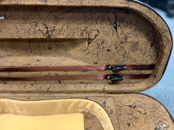 Tonareli "Birds" Violin Case Half Moon