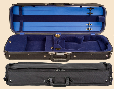 Bobelock B14002ES Violin Oblong Suspension Case, Velvet