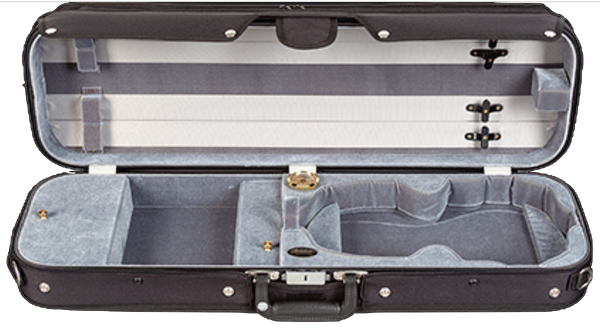 Bobelock B14002ES Violin Oblong Suspension Case, Velvet