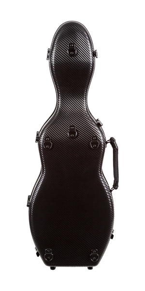 Tonareli Violin Shaped Polycarbonate Case VNPC 1025 Special Edition Black Titanium