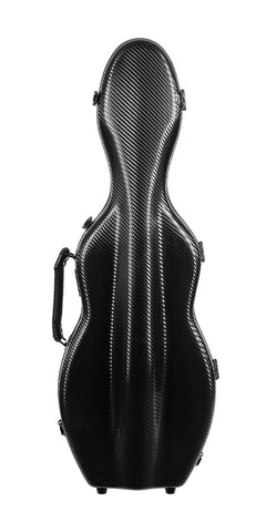 Tonareli Violin Shaped Polycarbonate Case VNPC 1025 Special Edition Black Titanium