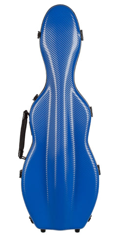 Tonareli Violin Shaped Polycarbonate Case VNPC 1030 Special Edition Blue Titanium