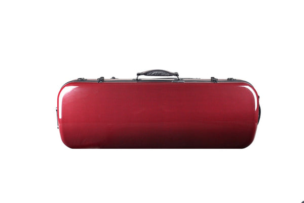 Tonareli Oblong Fiberglass Viola Case Special Edition Red Graphite VAFO1007 - Fiddle Cases
