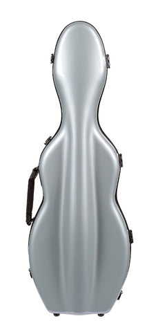 Tonareli Violin Shaped Fiberglass Case VNF1004 Silver