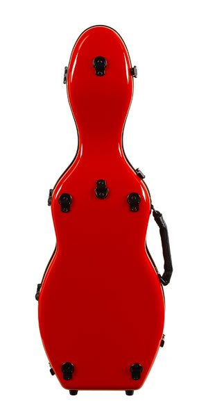 Tonareli Violin Shaped Fiberglass Case VNF1005 Red
