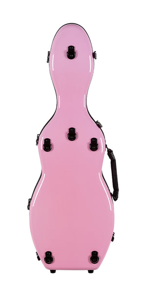 Tonareli Violin Shaped Fiberglass Case VNF1008 Pink