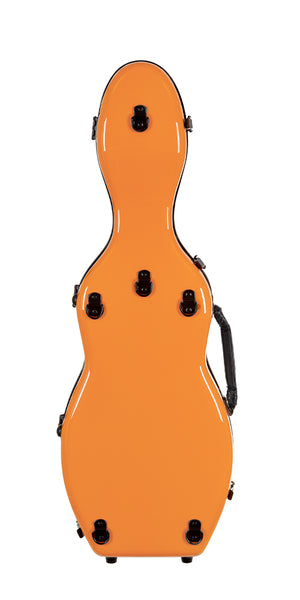 Tonareli Violin Shaped Fiberglass Case VNF1012 Orange