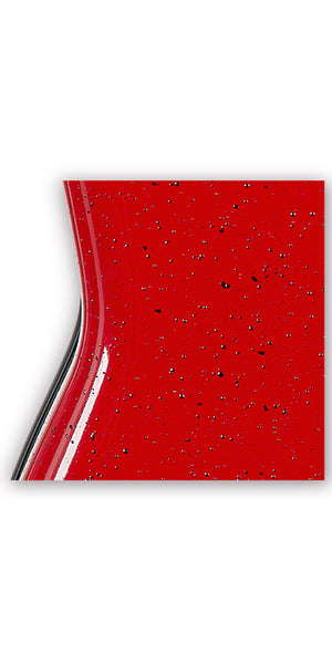 Tonareli Violin Shaped Fiberglass Case VNF1015 Special Edition Red Speckled