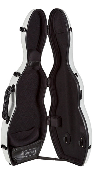 Tonareli Violin Shaped Fiberglass Case VNF1016 Special Edition Pearl Graphite