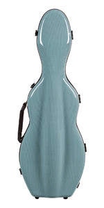 Tonareli Violin Shaped Fiberglass Case VNF1017 Special Edition Blue Graphite