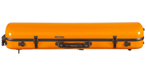 Tonareli Violin Oblong Fiberglass Case VNFO1005 Orange
